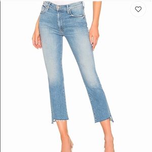 Mother jeans-Insider Step Fray in Shake Well